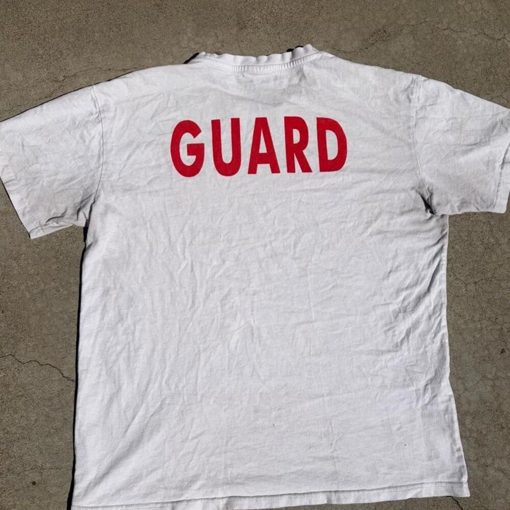 Lifeguard Men's White and Grey T-shirt
